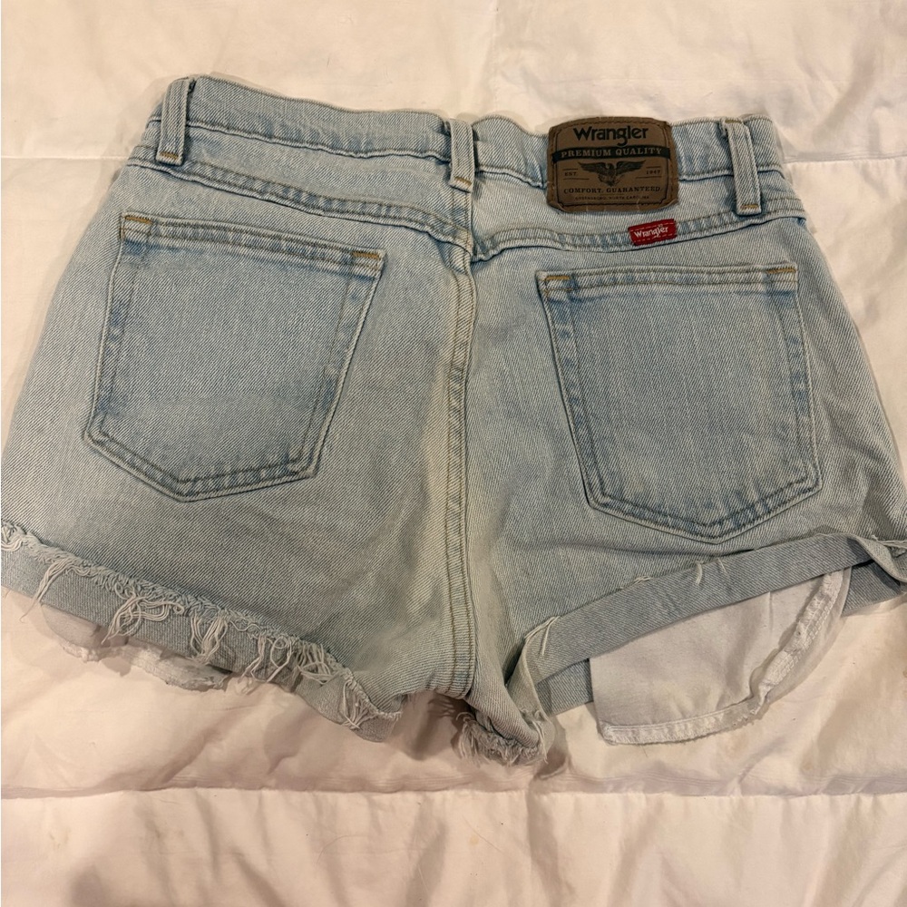 Wrangler Women's Light Blue Jean Shorts